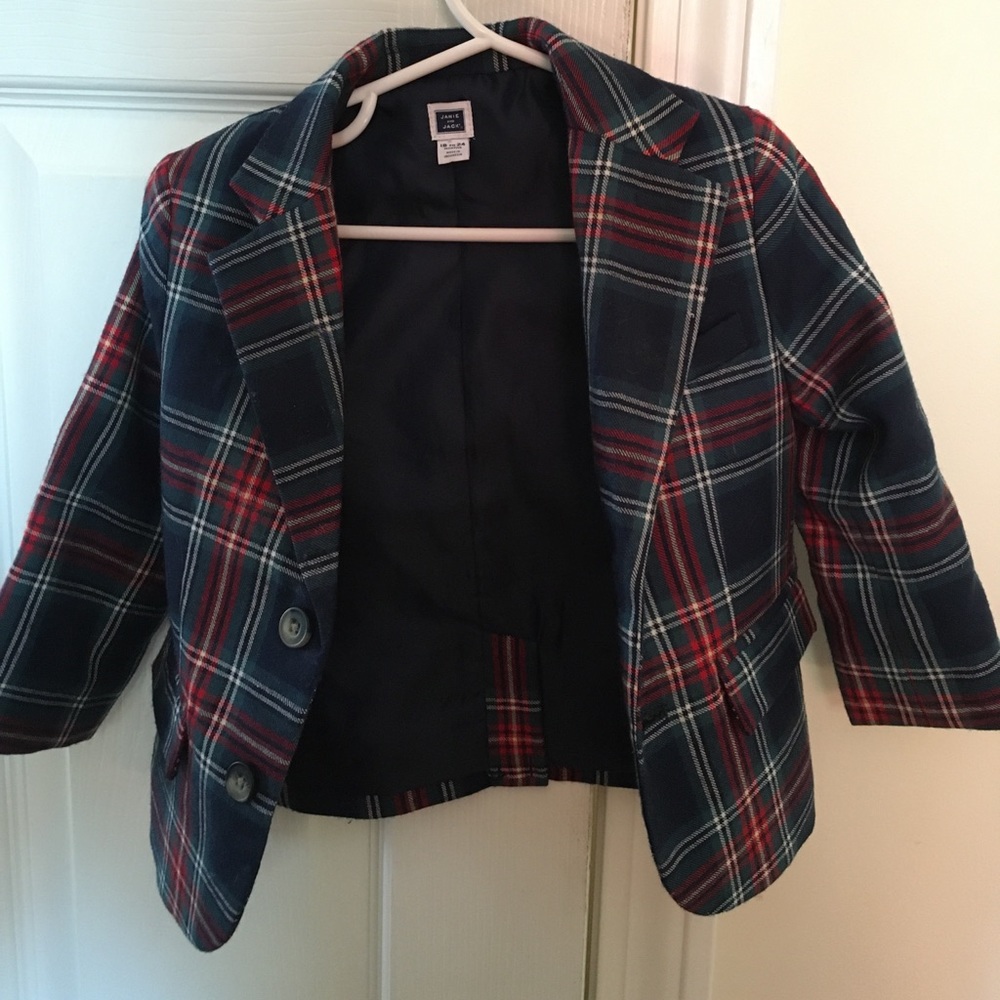 Plaid Blazer toddler (18-24 month)